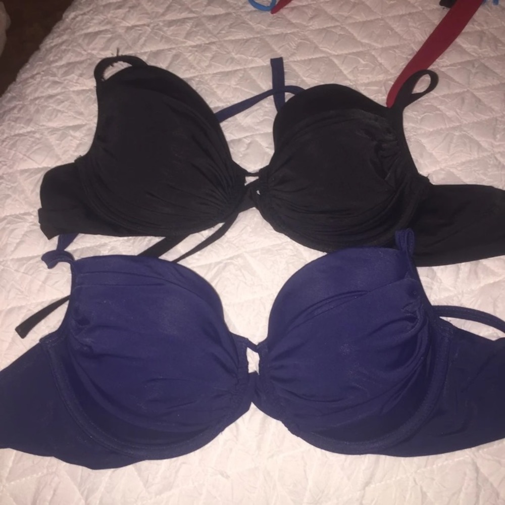 32DD VS Demi Bikini Tops